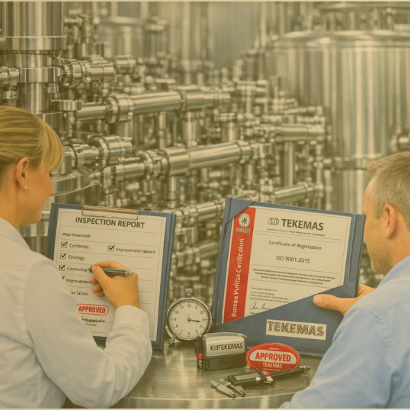 ISO 9001 audit and verified