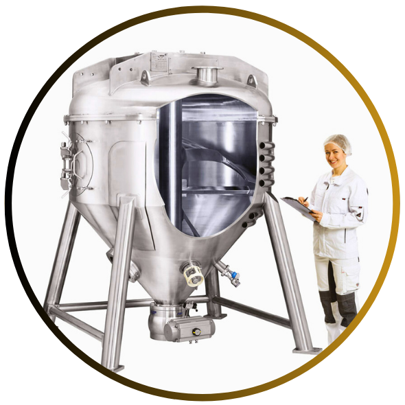 Mixing equipment for private label Nutraceuticals - amixon® mixing