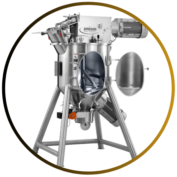 AM Konisk enkeltaksel mixer fra amixon| For yderligere information kontakt Tekemas.com