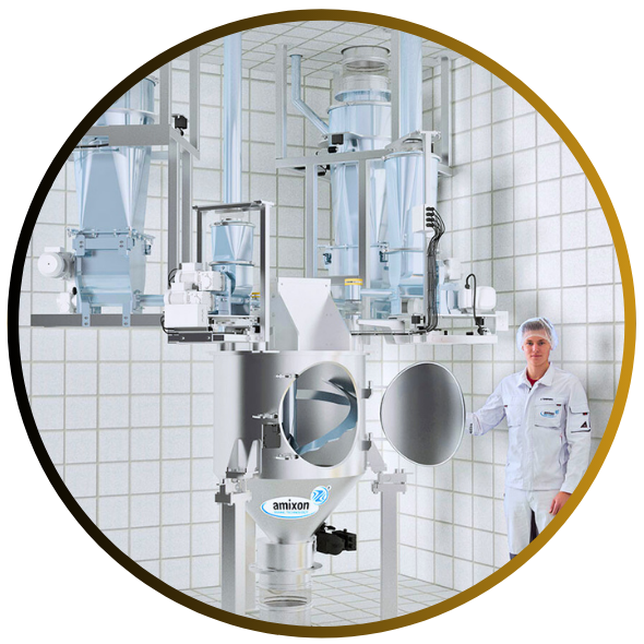 Mixing equipment for private label Nutraceuticals - amixon® mixing